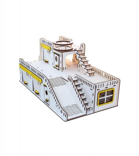 Гараж Good Play 32х57х27 см Гоночная база с подсветкой G 002