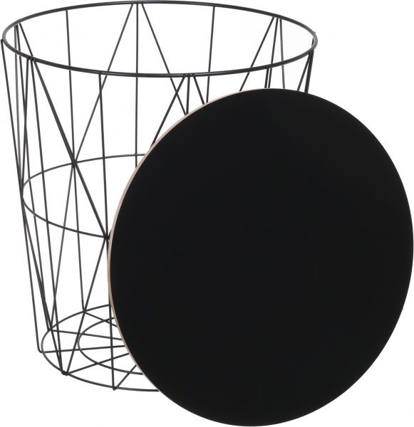 Стол-корзина Сканди 40х40х42 см черный DY28486-I1 