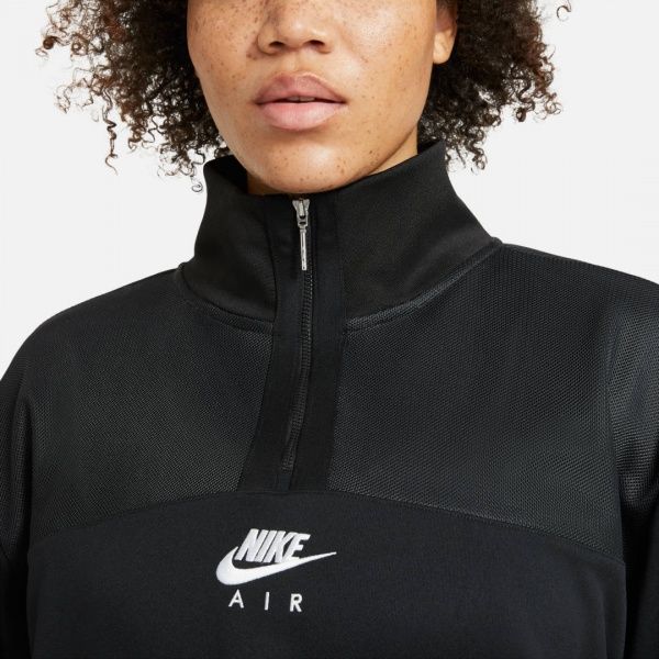 Джемпер Nike W NSWAir QZ PK CZ8638-010 р. L черный