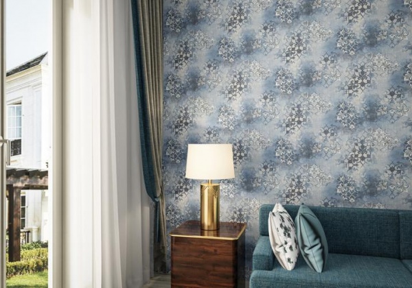 Шпалери вінілові на флізеліновій основі Vinil Лазурит СШТ 6-1219 1,06x10,05 м 