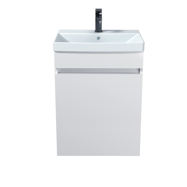 Тумба підвісна Мойдодир URBAN-50-U Біла з умивальником Sempre