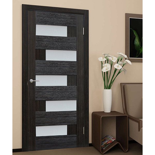 Дверное полотно ПВХ ОМиС Домино-R ПО 800 мм венге