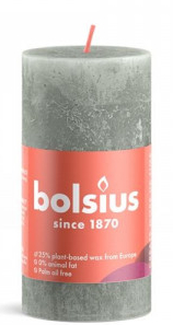 Свічка Рустік стовпчик SHINE 100/50 нефрит Bolsius