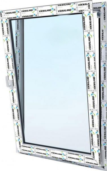 Окно поворотно-откидное VIKNALAND В 70 800x1200 мм правое 