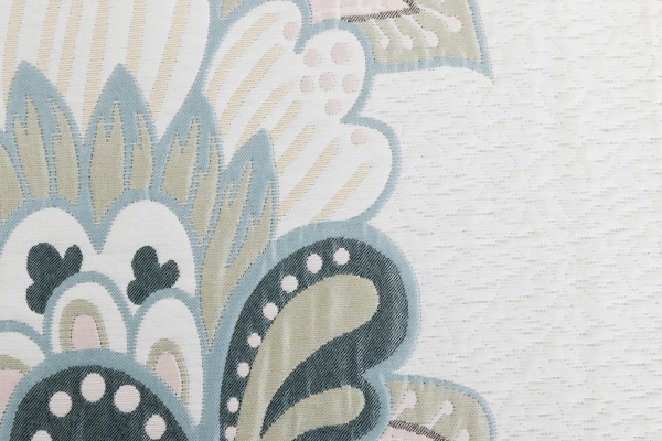 Покривало Mallorca C3 235x270 см Textilia білий із малюнком 