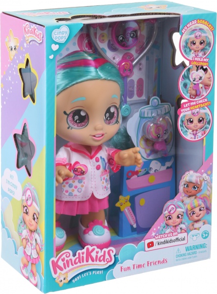 Набір з лялькою Moose KINDI KIDS Доктор Сінді Попс FUN TIME 25 см