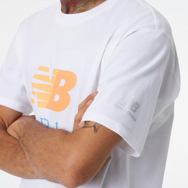 Футболка New Balance MT21529WT р.M білий