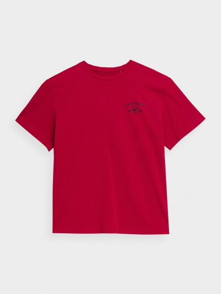 Футболка 4F TSHIRT M1013 4FJSS23TTSHM1013-62S р.146 червоний