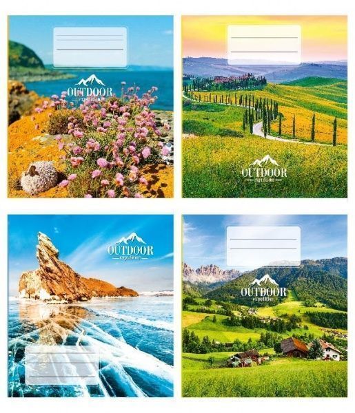 Комплект тетрадей 60 листов в линию Природа Полиграфист