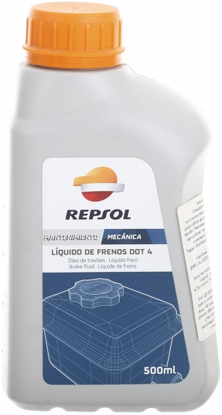 Гальмівна рідина Repsol LIQUIDO FRENOS DOT-4 0.5л (RP701A96)  — фото 1