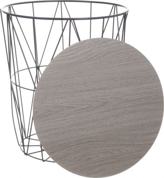 Стіл-кошик Сканді 30х30х34 см чорний 