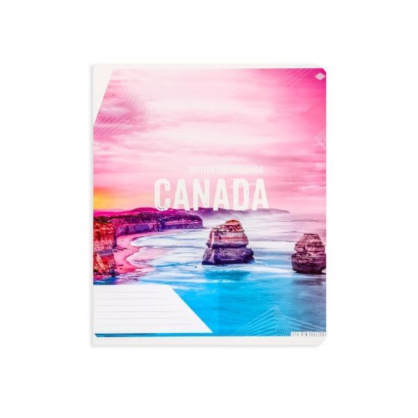 Комплект тетрадей Панорама 18 листов в клетку 25 шт. Поділля