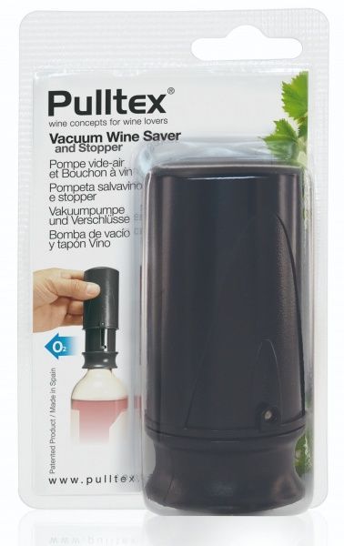 Вакуумная пробка VACUUM WINE SAVER черный Pulltex