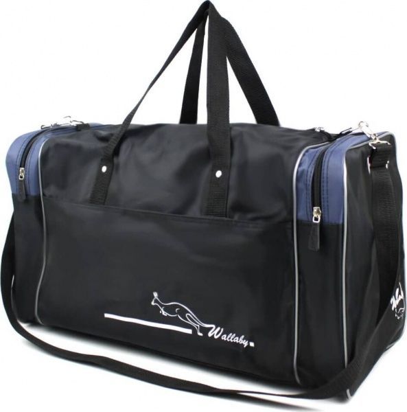 Сумка дорожная Wallaby 340 черный с синим 