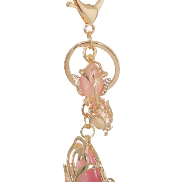 Брелок для рюкзаков Nota Bene Розовая роза 14,5х5 см