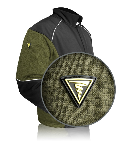 Куртка TORNADO Софтшелл р. M 48 рост 3-4 34123-10-9-48-3 оливковый/черный