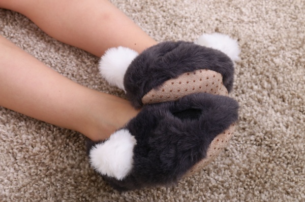 Капці дитячі унісекс Maxwin KIDS Звірята Коала р.32-34 темно-сірий 