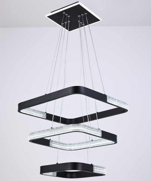 Світильник світлодіодний Hopfen з пультом ДК 130 Вт чорний 3000-6000 К SCHWARZ 130 SP BK 