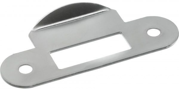 Планка ответная STV Latch с загибом под плоский торец 82 мм 22 мм с загнутым отбойником