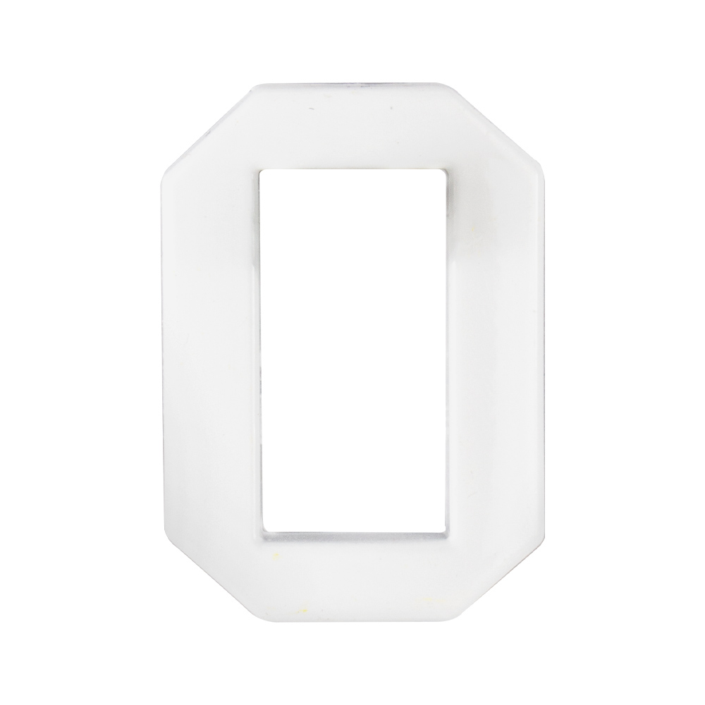 Цифра №0 пластик белый 45 мм Arino 67697