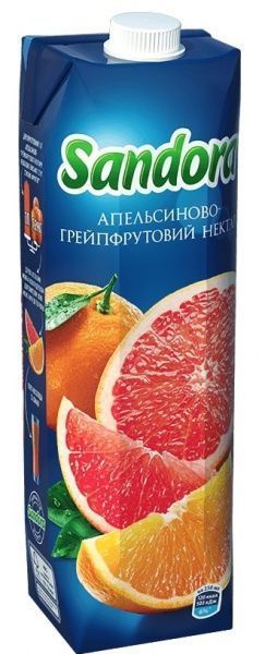 Нектар Sandora Апельсиново-грейпфрутовый 0,95л (4823063112949) 