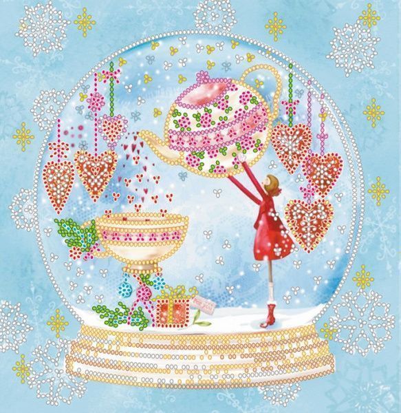 Схема для вишивання Зимовий чай 200x200 мм