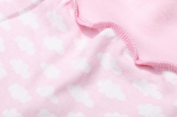 Ползунки Bambinelli тучки р.62 розовый с белым 