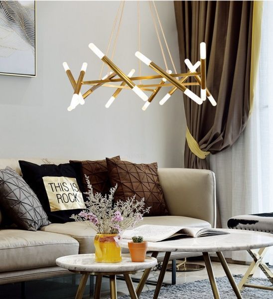 Люстра підвісна Altalusse INL-5109P-16 16x40 Вт G9 золотий 