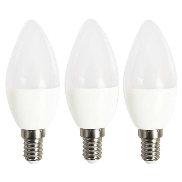 Лампа LED Eurolamp Candle 5 Вт E14 3000K теплый свет 3 шт