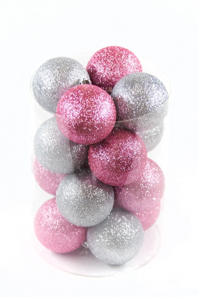 Набор елочных шаров 9521 d145 мм 21,5 см 16 шт./уп. 