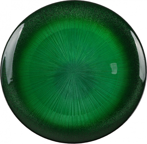 Тортниця Focus 33 см зелена Dekor Cam 