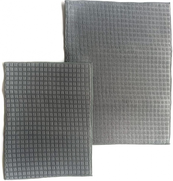 Коврик для сушки посуды Luna Solid серый 2 шт