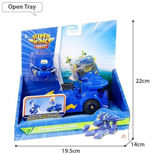Игровой набор Super Wings Spinning Vehicle Джером (Jerome) EU770330