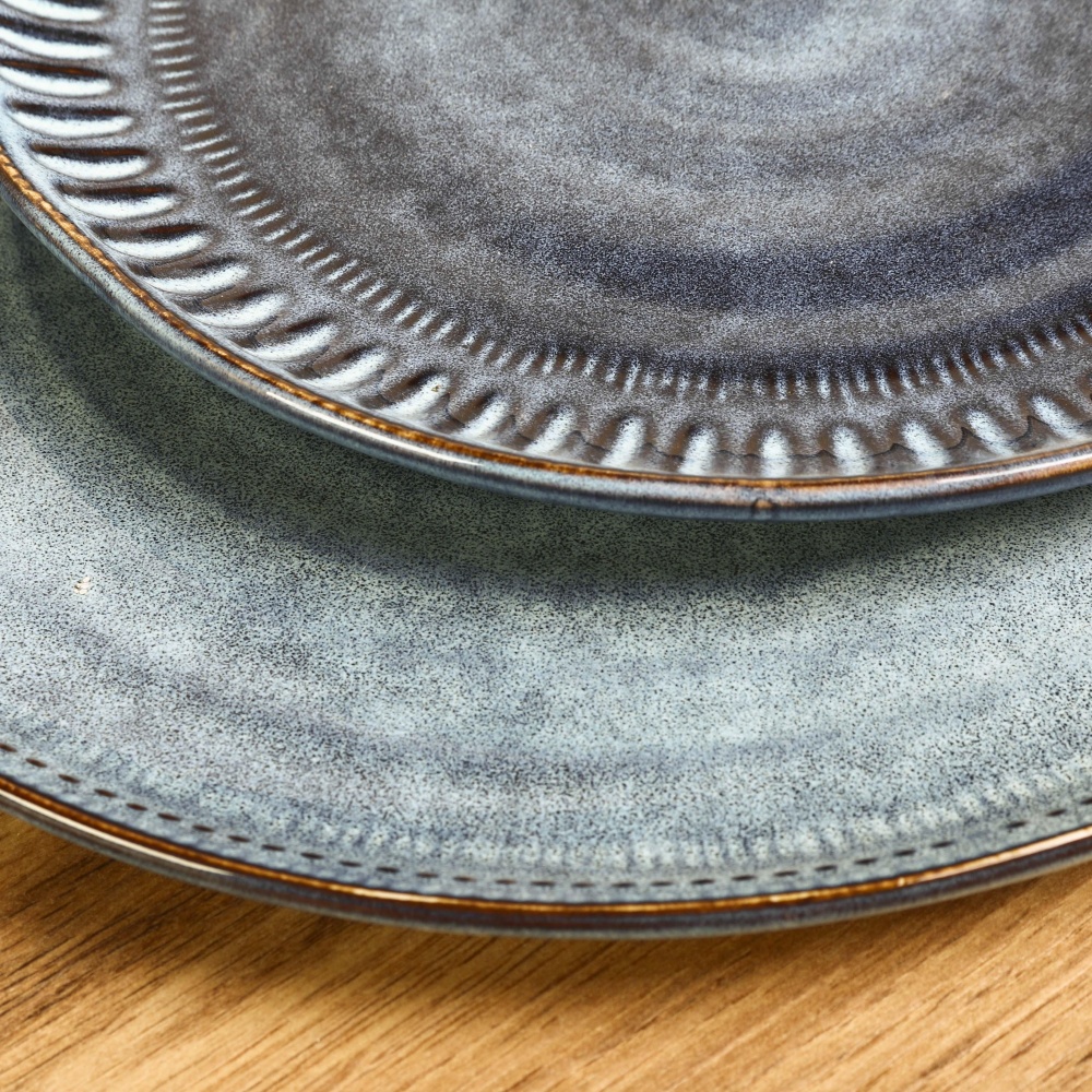 Тарелка обеденная Fiora Blue Quartz 20,5 см