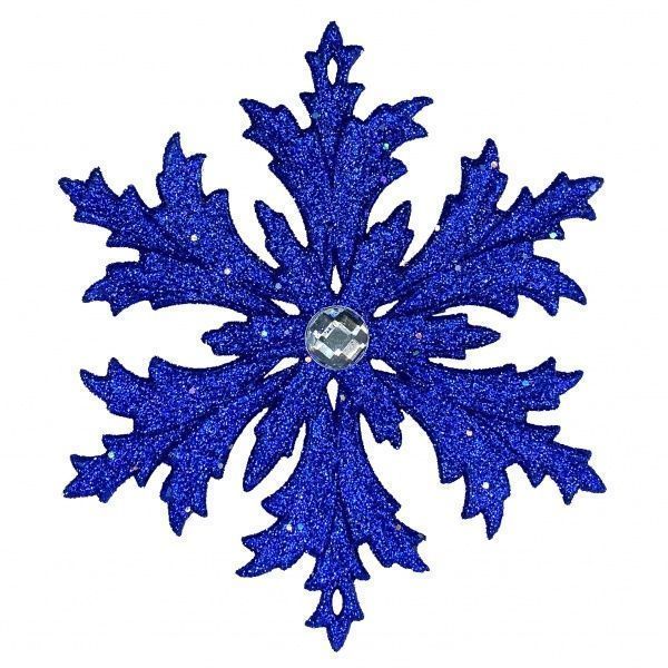 Подвеска MISLT Снежинка Морозко с камешком 000-10 5 см