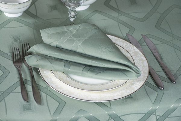 Скатерть Diana водоотталкивающая оливковая 150x260 см ITA Dream 