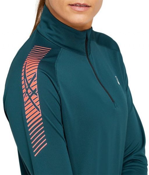 Джемпер Asics ICON LS 1/2 ZIP 2012B043-400 р. XS синий