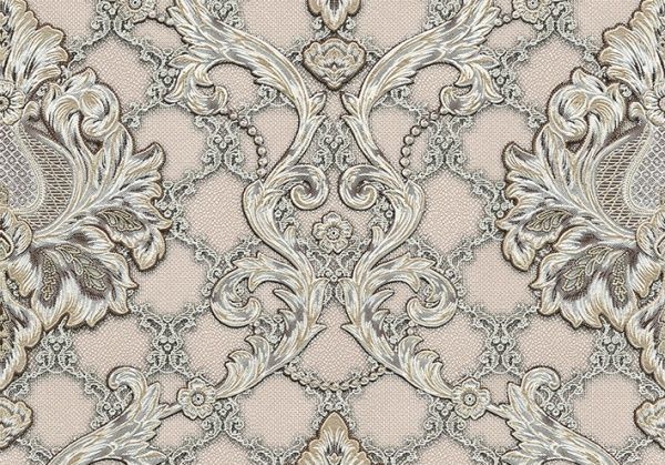 Обои виниловые на бумажной основе Vinil Тиффани декор ВКV1-1185 0,53x10,05 м 