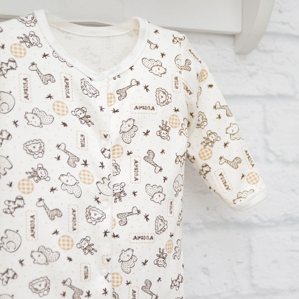 Человечек унисекс Blanka Африка р.62 белый 12890 