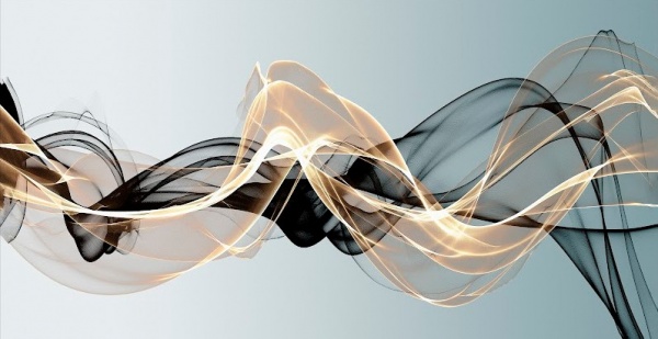 Картина на холсте Струящиеся волны 120x60 см ТЕРРАВОЛ 