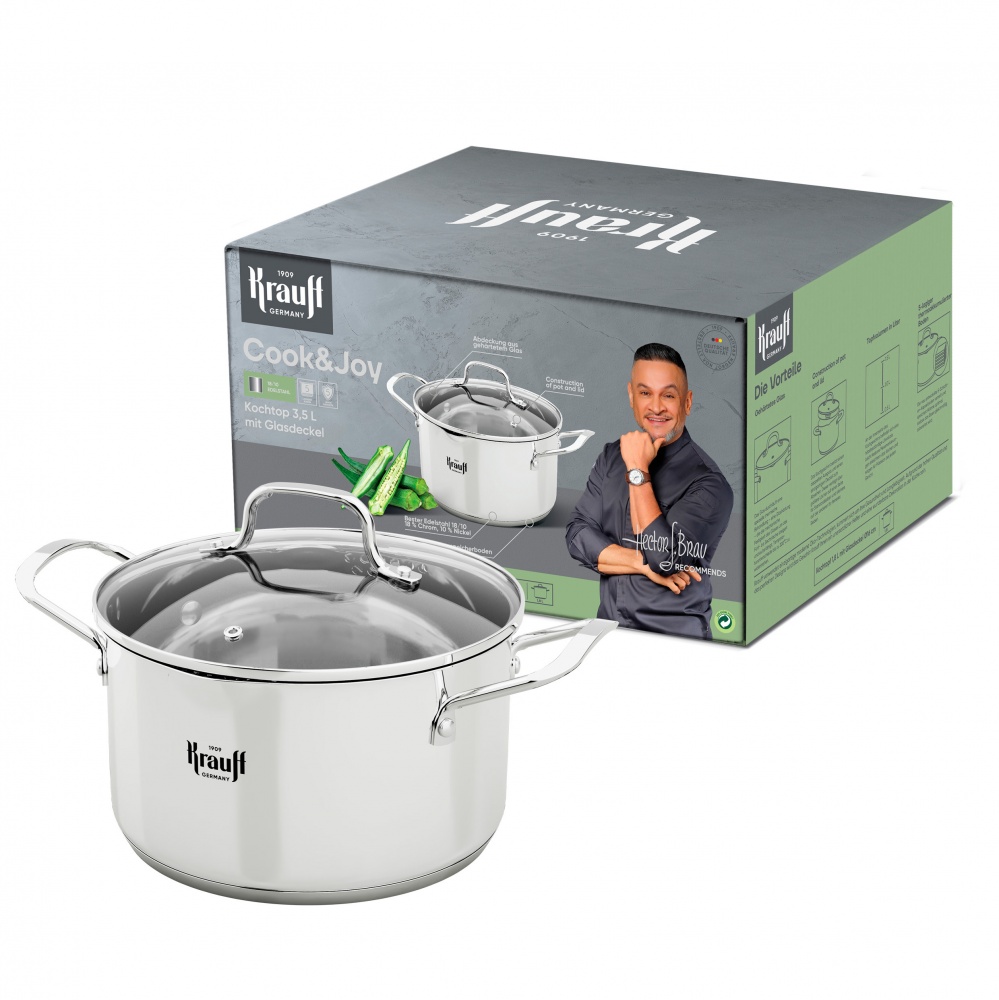 Каструля з кришкою Krauff Cook&Joy 3,5 л 26-238-118