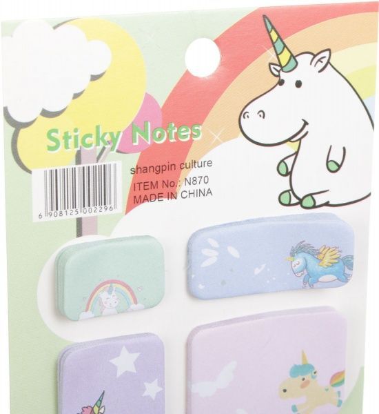 Блок паперу Єдиноріг зелений 30 шт.