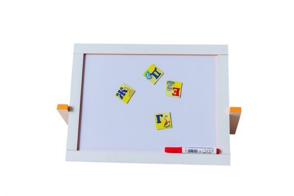 Мольберт двухсторонний Чуди Сам 450х335 оранжевый А007