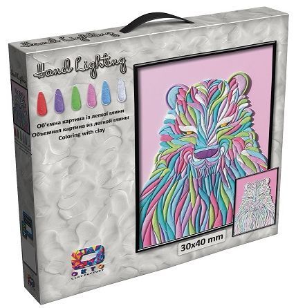 Картина з легкої глини Handlighting Ведмідь OKTO 