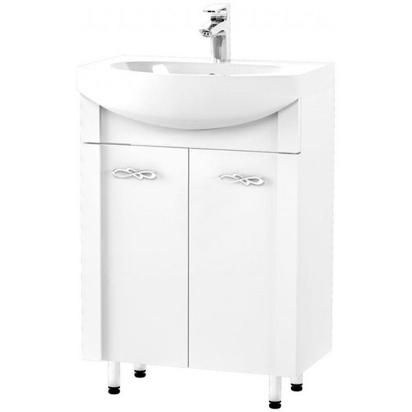 Тумба напольная Aqua Rodos Анита с умывальником Нова 55 см