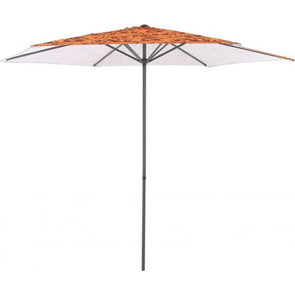 Парасоля садова FNGB-03 світло-коричнева в квіти