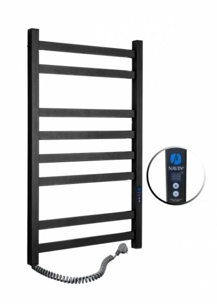 Полотенцесушитель NAVIN Авангард 480х800 digital чёрный