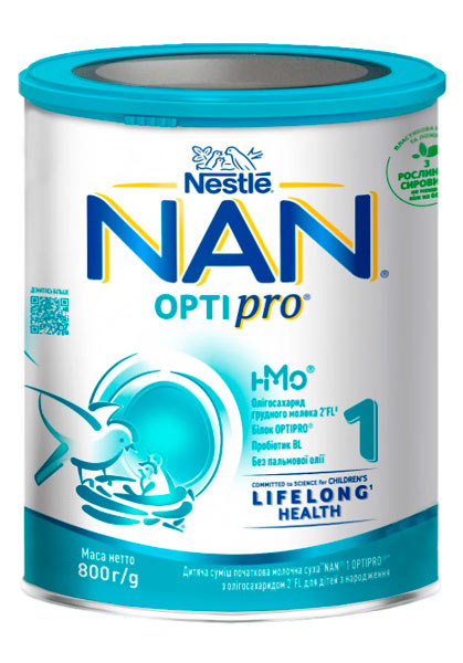 Суха молочна суміш NAN 1 800 г 8445290815958