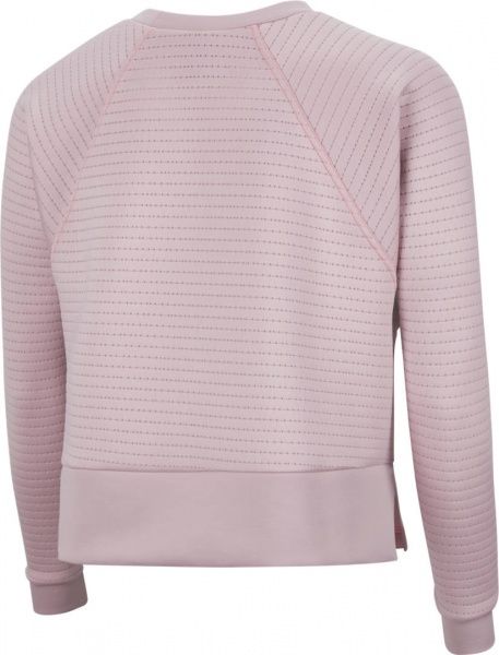 Джемпер Nike W NP LUX CLN DRY FLEECE CREW CU5745-516 р. L розовый