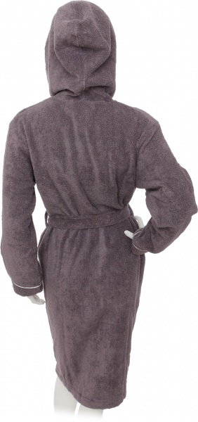 Халат домашний La Nuit Lily с капюшоном р. S лиловый 